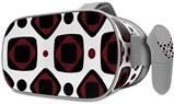 Decal style Skin Wrap compatible with Oculus Go Headset - Red And Black Squared (OCULUS NOT INCLUDED)
