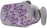 Decal style Skin Wrap compatible with Oculus Go Headset - Victorian Design Purple (OCULUS NOT INCLUDED)