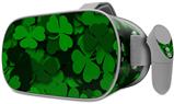 Decal style Skin Wrap compatible with Oculus Go Headset - St Patricks Clover Confetti (OCULUS NOT INCLUDED)
