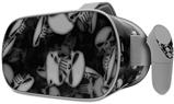 Decal style Skin Wrap compatible with Oculus Go Headset - Skulls Confetti White (OCULUS NOT INCLUDED)