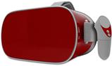 Decal style Skin Wrap compatible with Oculus Go Headset - Solids Collection Red Dark (OCULUS NOT INCLUDED)