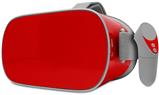 Decal style Skin Wrap compatible with Oculus Go Headset - Solids Collection Red (OCULUS NOT INCLUDED)