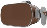 Decal style Skin Wrap compatible with Oculus Go Headset - Solids Collection Chocolate Brown (OCULUS NOT INCLUDED)