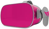 Decal style Skin Wrap compatible with Oculus Go Headset - Solids Collection Fushia (OCULUS NOT INCLUDED)
