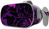 Decal style Skin Wrap compatible with Oculus Go Headset - Twisted Garden Purple and Hot Pink (OCULUS NOT INCLUDED)