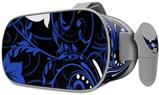 Decal style Skin Wrap compatible with Oculus Go Headset - Twisted Garden Blue and White (OCULUS NOT INCLUDED)
