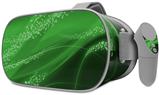 Decal style Skin Wrap compatible with Oculus Go Headset - Mystic Vortex Green (OCULUS NOT INCLUDED)