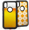 2x Decal style Skin Wrap Set compatible with Otterbox Defender iPhone X and Xs Case - Beer (CASE NOT INCLUDED)