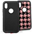 2x Decal style Skin Wrap Set compatible with Otterbox Defender iPhone X and Xs Case - Carbon Fiber (CASE NOT INCLUDED)