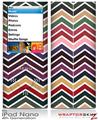 iPod Nano 4G Skin Zig Zag Colors 02