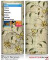 iPod Nano 4G Skin Flowers and Berries Yellow