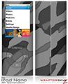 iPod Nano 4G Skin Camouflage Gray