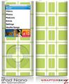 iPod Nano 4G Skin Squared Sage Green