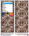 iPod Nano 4G Skin Wavey Chocolate Brown