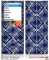 iPod Nano 4G Skin Wavey Navy Blue