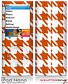 iPod Nano 4G Skin Houndstooth Burnt Orange