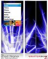 iPod Nano 4G Skin Lightning Blue