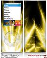 iPod Nano 4G Skin Lightning Yellow