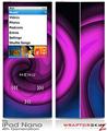 iPod Nano 4G Skin Alecias Swirl 01 Purple