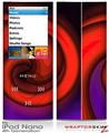 iPod Nano 4G Skin Alecias Swirl 01 Red