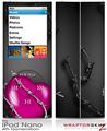 iPod Nano 4G Skin Barbwire Heart Hot Pink