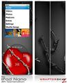 iPod Nano 4G Skin Barbwire Heart Red