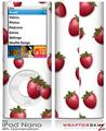 iPod Nano 4G Skin Strawberries on White