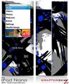 iPod Nano 4G Skin Abstract 02 Blue