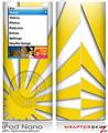 iPod Nano 4G Skin Rising Sun Japanese Flag Yellow