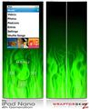 iPod Nano 4G Skin Fire Green