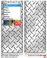 iPod Nano 4G Skin Diamond Plate Metal