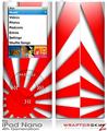 iPod Nano 4G Skin Rising Sun Japanese Flag Red