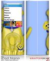 iPod Nano 4G Skin Puppy Dogs on Blue