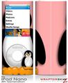 iPod Nano 4G Skin Penguins on Pink