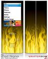 iPod Nano 4G Skin Fire Yellow