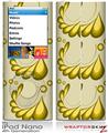 iPod Nano 4G Skin Petals Yellow