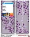 iPod Nano 4G Skin Victorian Design Purple