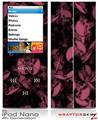 iPod Nano 4G Skin Skulls Confetti Pink