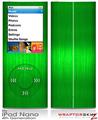 iPod Nano 4G Skin Simulated Brushed Metal Green