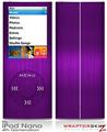 iPod Nano 4G Skin Simulated Brushed Metal Purple