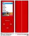 iPod Nano 4G Skin Solids Collection Red