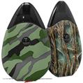 Skin Decal Wrap 2 Pack compatible with Suorin Drop Camouflage Green VAPE NOT INCLUDED
