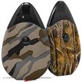 Skin Decal Wrap 2 Pack compatible with Suorin Drop Camouflage Brown VAPE NOT INCLUDED