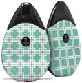 Skin Decal Wrap 2 Pack compatible with Suorin Drop Boxed Seafoam Green VAPE NOT INCLUDED