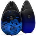 Skin Decal Wrap 2 Pack compatible with Suorin Drop HEX Blue VAPE NOT INCLUDED
