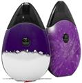 Skin Decal Wrap 2 Pack compatible with Suorin Drop Ripped Colors Purple White VAPE NOT INCLUDED