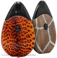 Skin Decal Wrap 2 Pack compatible with Suorin Drop Fractal Fur Cheetah VAPE NOT INCLUDED