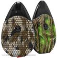 Skin Decal Wrap 2 Pack compatible with Suorin Drop HEX Mesh Camo 01 Brown VAPE NOT INCLUDED