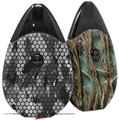 Skin Decal Wrap 2 Pack compatible with Suorin Drop HEX Mesh Camo 01 Gray VAPE NOT INCLUDED