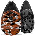 Skin Decal Wrap 2 Pack compatible with Suorin Drop WraptorCamo Digital Camo Burnt Orange VAPE NOT INCLUDED